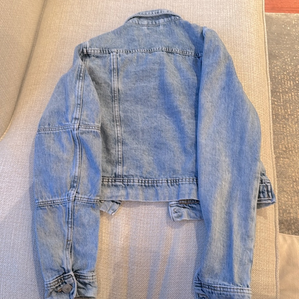 Free People Rumors Denim Jean Jacket - Picture 8 of 9